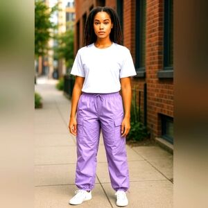 PRIMARK Lavender Cargo Pants for Women SIZE 2